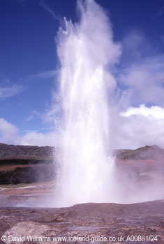 Strokkur, an Icelandic geyser.